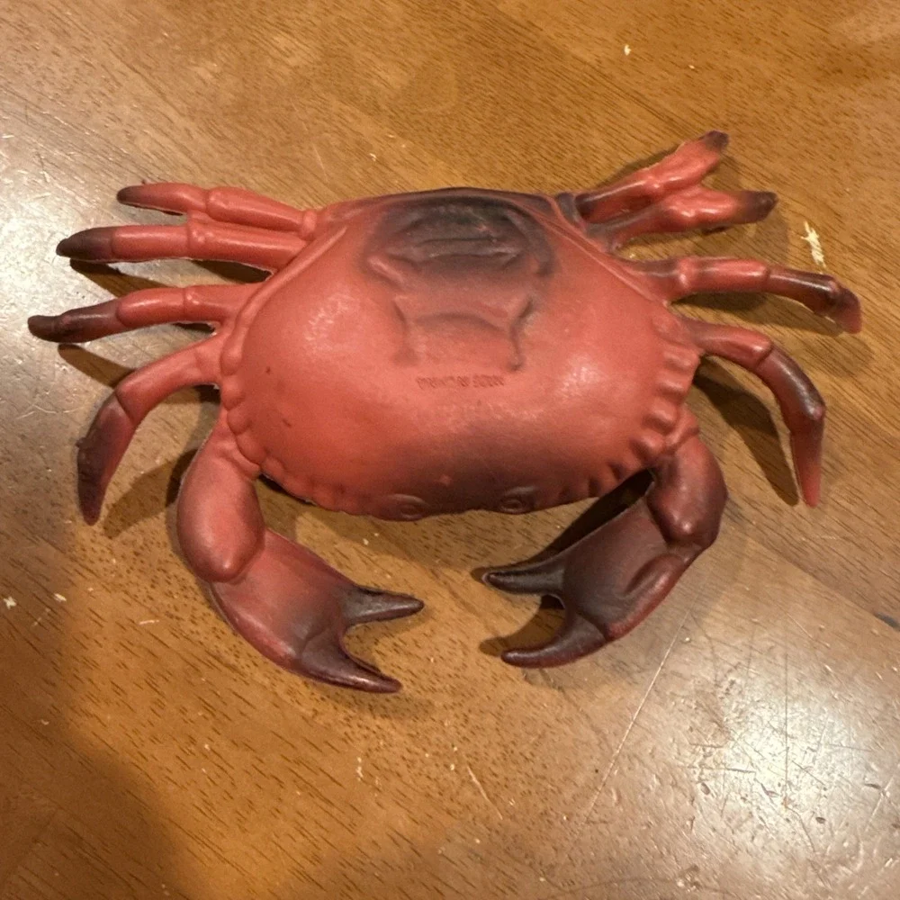 Nautical Plastic Blow Mold Sea Creature Set - Lobster, SeaHorse, Starfish, Crab